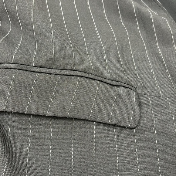 Fix Womens OVI Taima Blazer Jacket size M black color with stripes - Picture 6 of 8